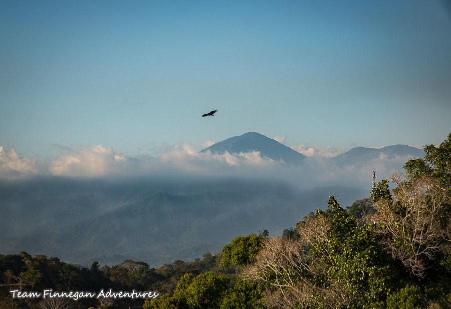 View of the mountains in Cossta Rica